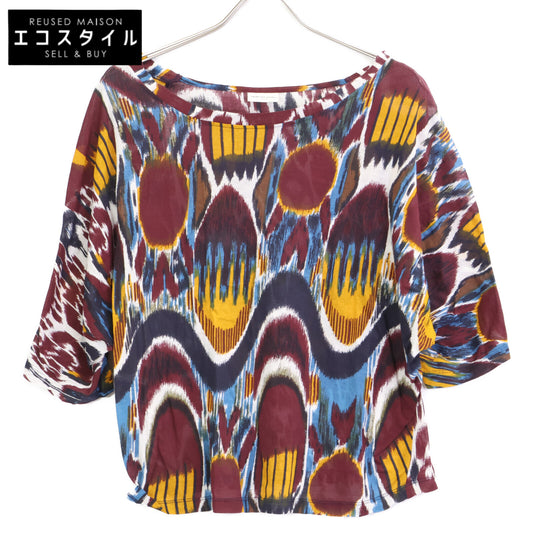 DRIES VAN NOTEN Batik Print Top S Women's