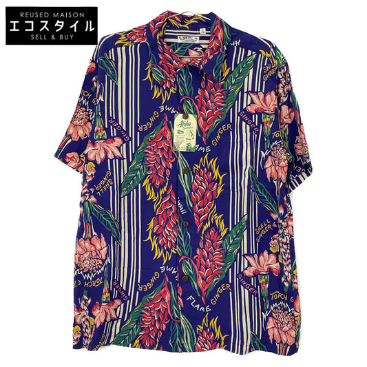SUN SURF SS34448 RAYON S/S GINGER BLOSSOM Tops L Men's