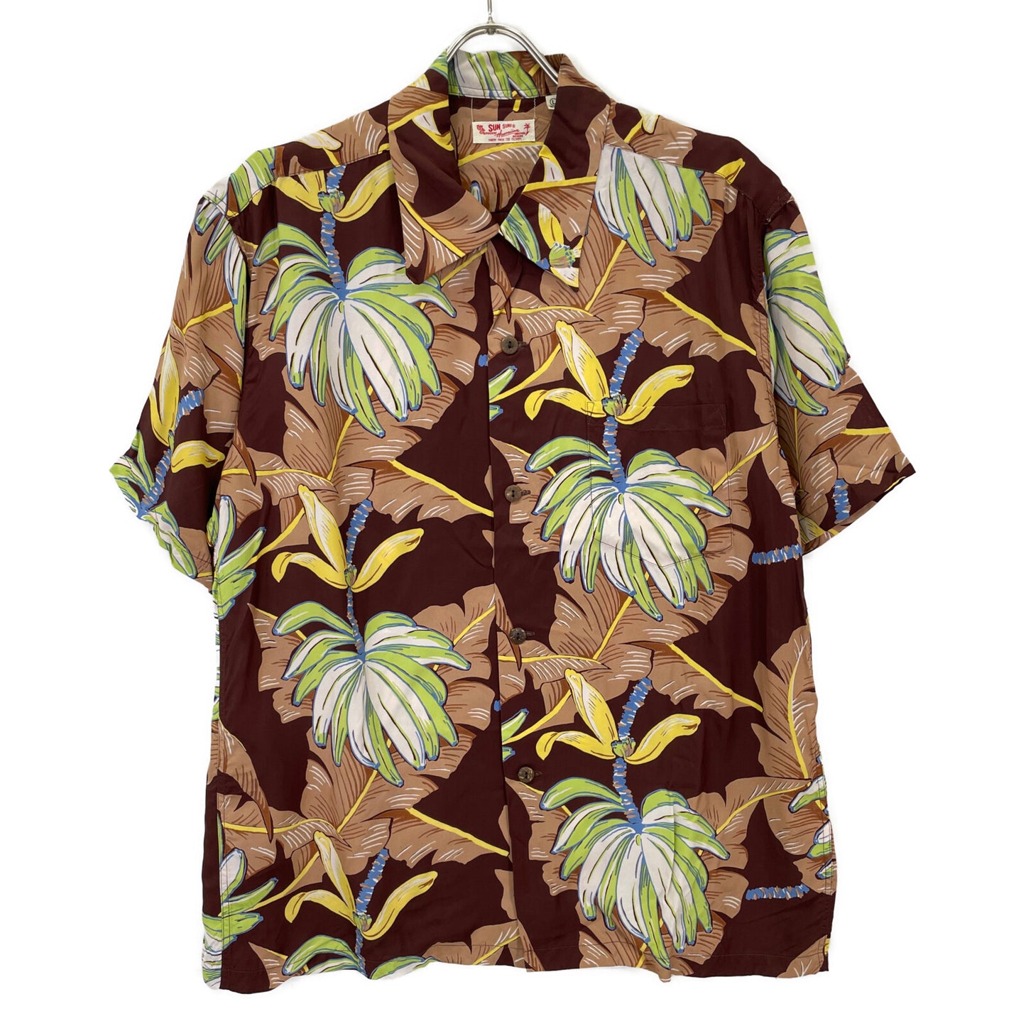 SUN SURF 夏威夷衬衫 SS36432 RAYON S/S Mai'a 短袖夏威夷衬衫 上衣 L 男士