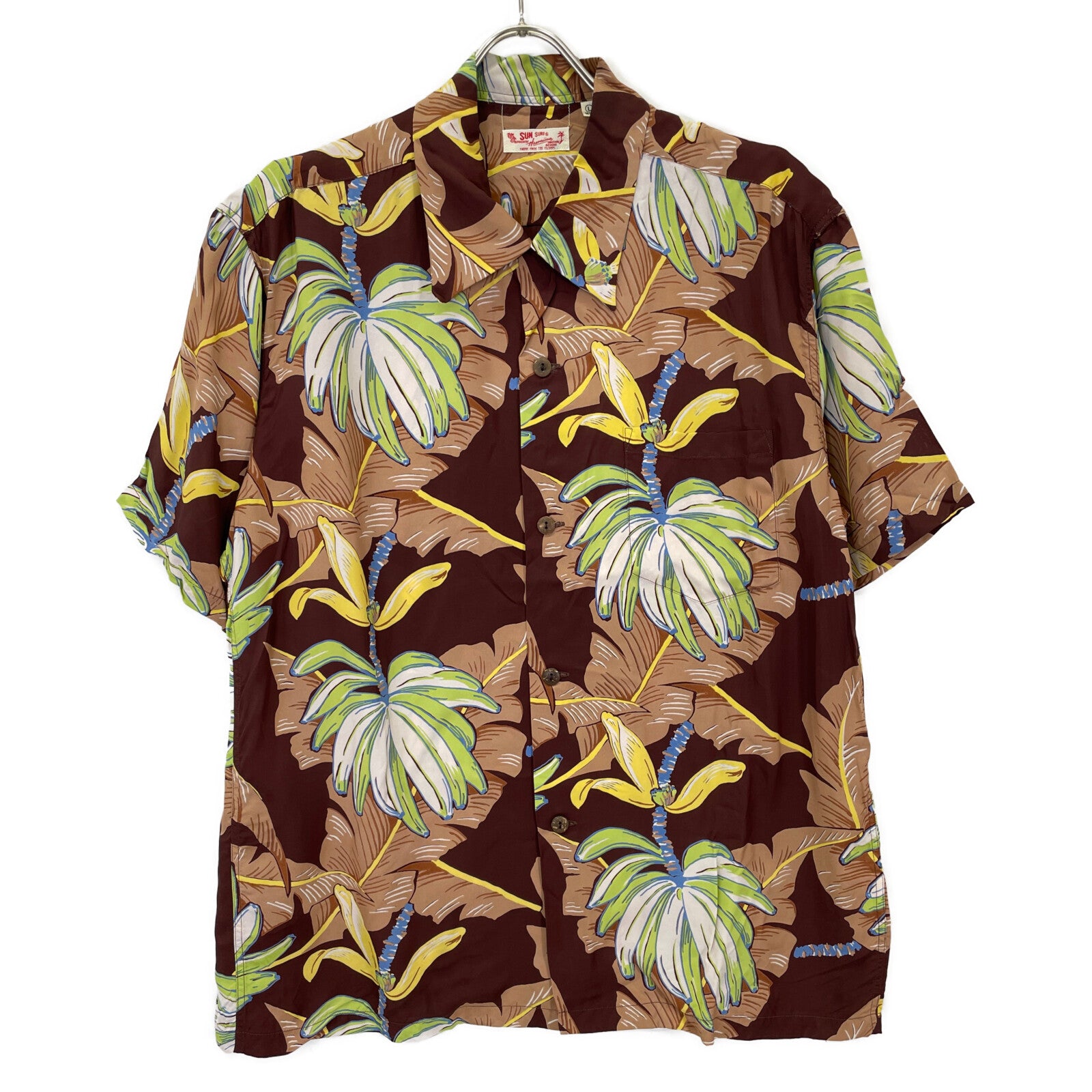 SUN SURF 夏威夷衬衫 SS36432 RAYON S/S Mai'a 短袖夏威夷衬衫 上衣 L 男士