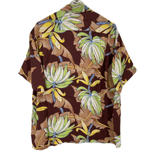 SUN SURF SS36432 RAYON S/S Mai'a S/S Aloha Shirt Tops L Men's