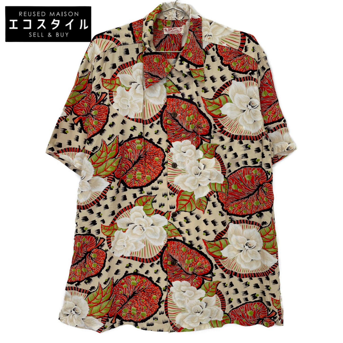 SUN SURF 桑萨夫 SS34451 CAPE JASMINE 上衣 L 男士