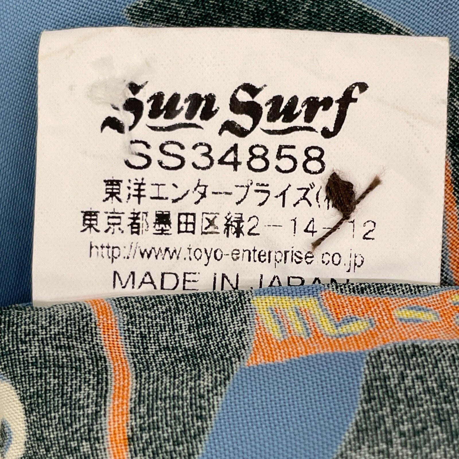 SUN SURF SS34858 CROWN FLOWER Tops L Men's