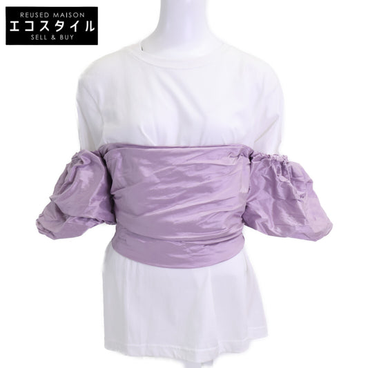 Erika Cavallini 24SS Silk x Cotton T-shirt Top 38 Women's