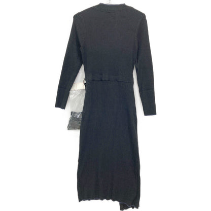 DRESSTERIOR 085-57022 rib-knit wrap dress