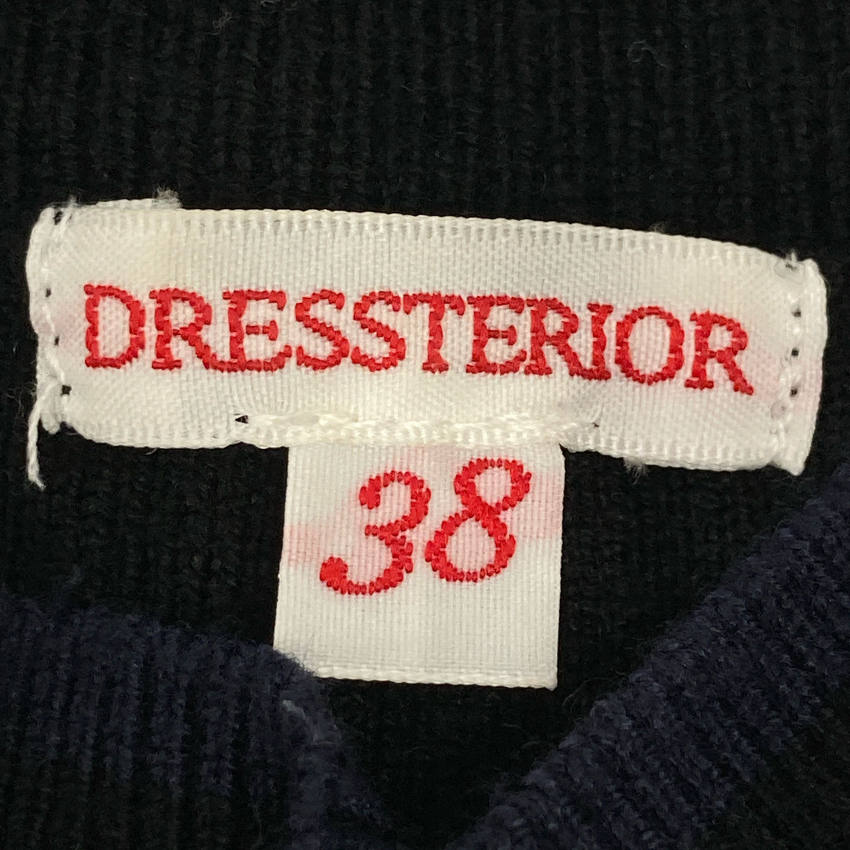 DRESSTERIOR 085-57022 rib-knit wrap dress