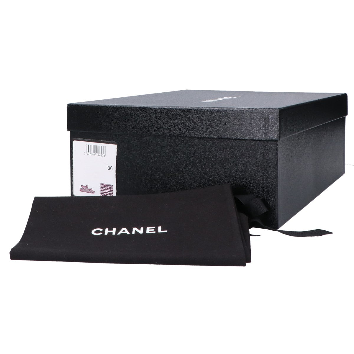 CHANEL 香奈儿 G35927 双C标志 粗花呢/皮革 平底鞋