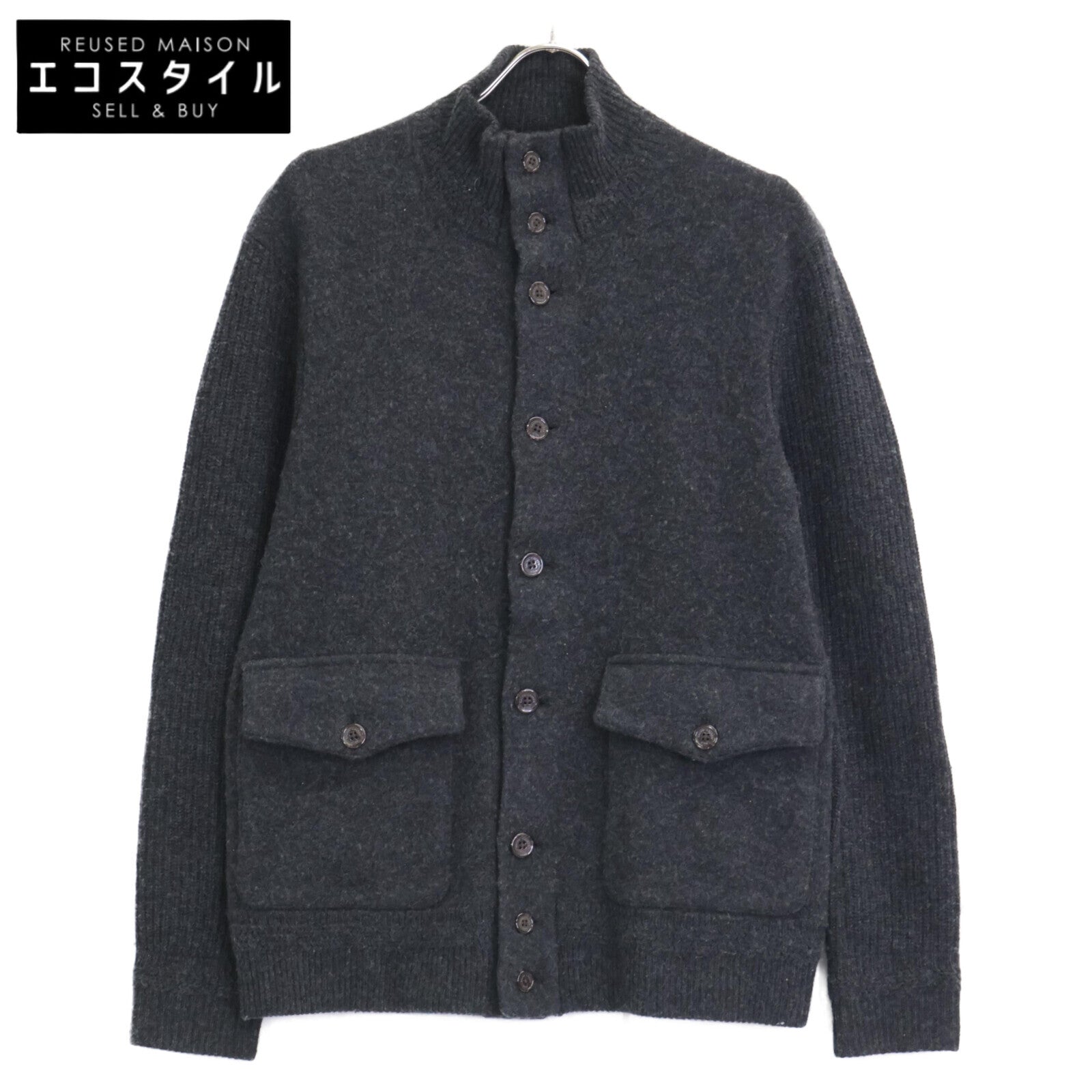 POLO RALPH LAUREN Polo Ralph Lauren [Domestic Regular Product] Cashmere Blend Elbow Patch Stand Collar Knit Top S Men's