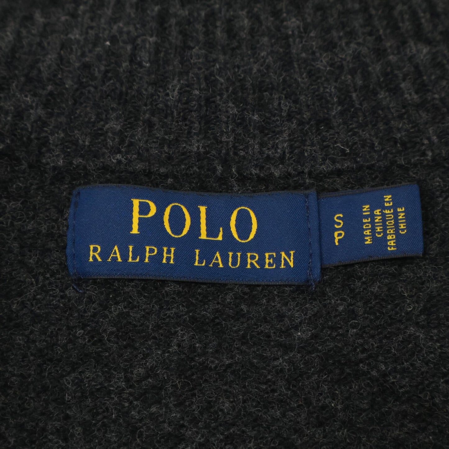 POLO RALPH LAUREN Polo Ralph Lauren [Domestic Regular Product] Cashmere Blend Elbow Patch Stand Collar Knit Top S Men's