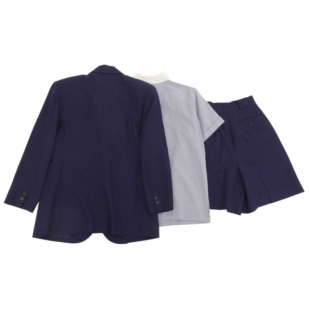 Valentino Garavani ヴァレンティノガラヴァーニ セットアップ ブラウス 計2点 スーツ レディース ネイビー ブルー 40 スーツ セットアップ