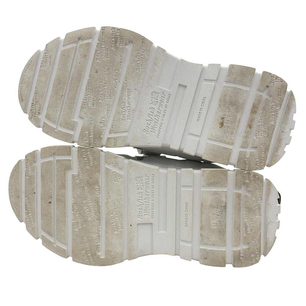 ROCKFISH WEATHERWEAR ロックフィッシュ ウェザーウェア 美品 ブリン ベルクロ スニーカー シューズ レディース 白 23cm 1shbe3sk001-wh シューズ 3.5(UK)