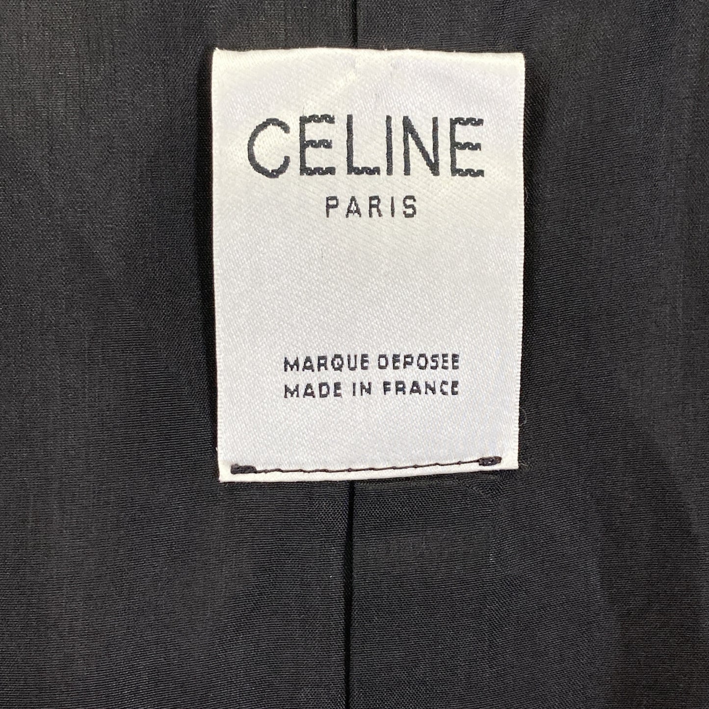 CELINE セリーヌ ジェーシーシー期 ブラック 金ボタントレンチコート　90s コート