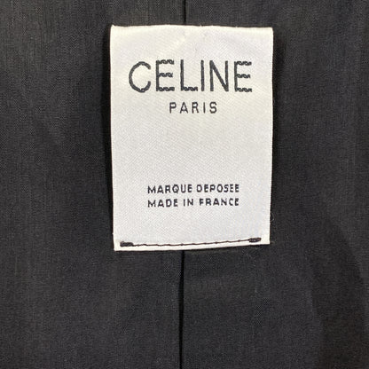 CELINE セリーヌ ジェーシーシー期 ブラック 金ボタントレンチコート　90s コート