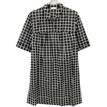 DRIES VAN NOTEN Black and White Checkered Dress