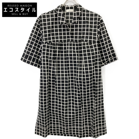 DRIES VAN NOTEN 德赖斯·范诺顿 黑白格纹连衣裙 连衣裙