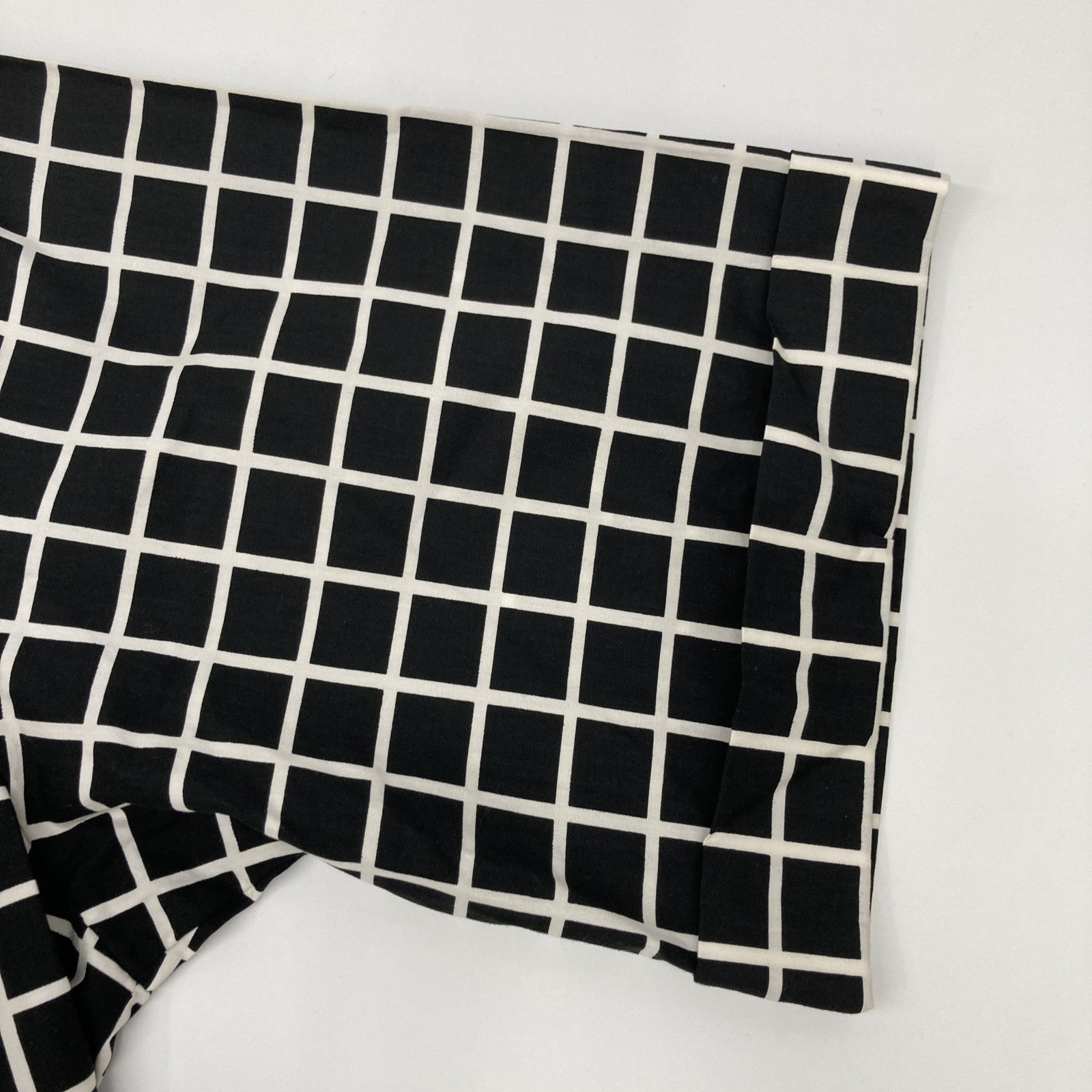 DRIES VAN NOTEN Black and White Checkered Dress