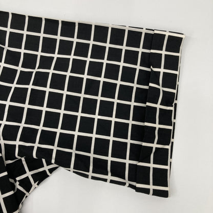 DRIES VAN NOTEN Black and White Checkered Dress