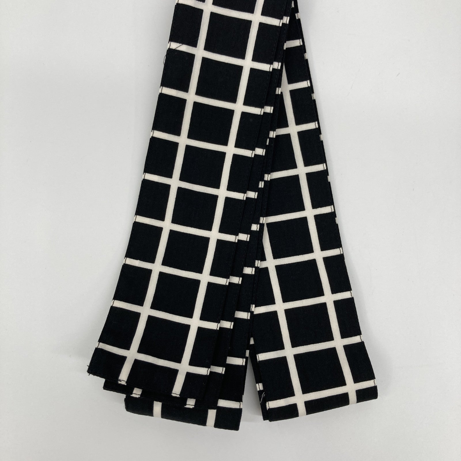 DRIES VAN NOTEN Black and White Checkered Dress