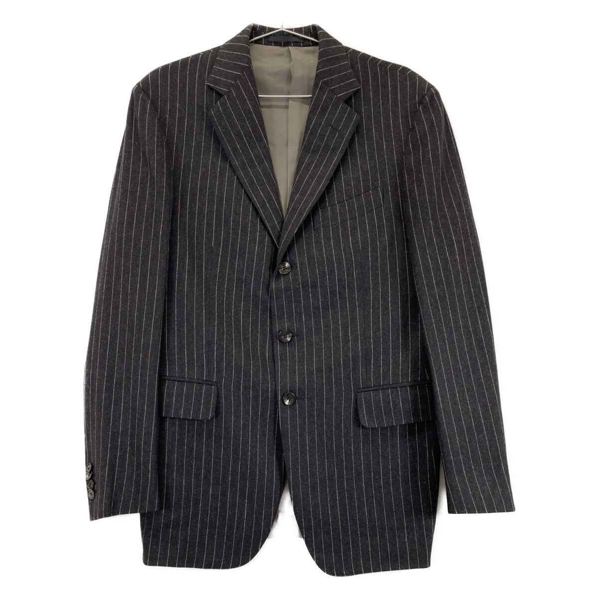 3B Stripe Single Wool Suit Set-up 48 Men's