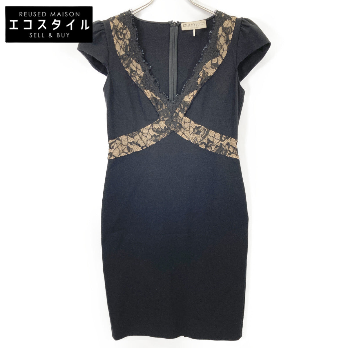 Emilio Pucci Emilio Pucci 31RI75 Lace Embellished Dress Dress