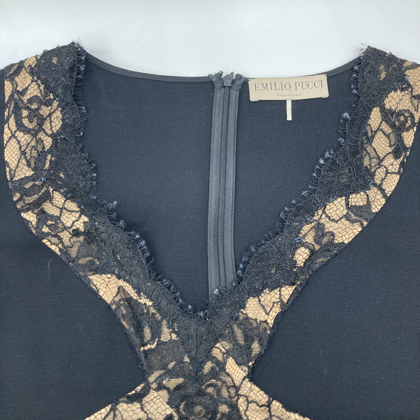 Emilio Pucci Emilio Pucci 31RI75 Lace Embellished Dress Dress