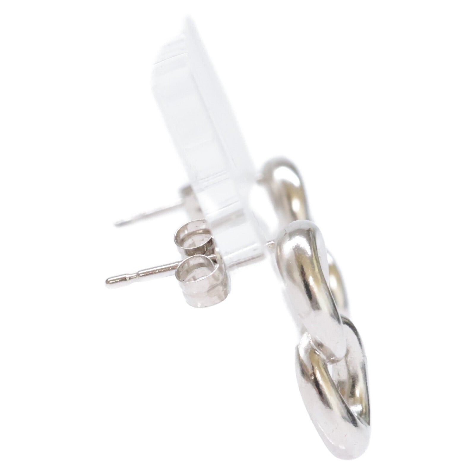 ete 925 K18 Double Circle Earrings