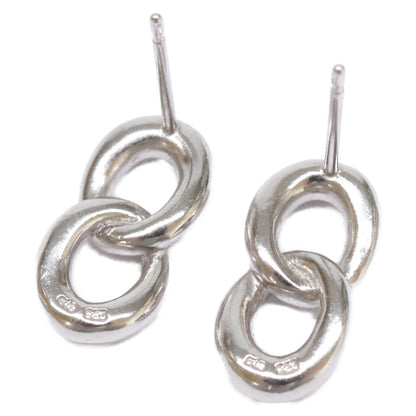 ete 925 K18 Double Circle Earrings