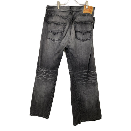 JUNYA WATANABE MAN ジュンヤワタナベマン ×リーバイス ブラック AD2024 WO-P216 ラップデザイン テデニムパンツ ボトムス