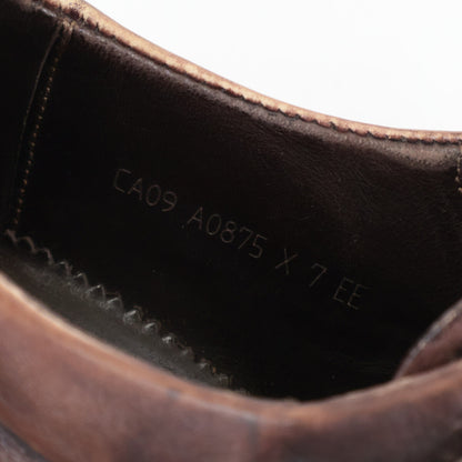 【美品】CA09 A0875 ダブルモンクストラップ シューズ 7EE メンズ
