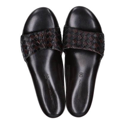 BOTTEGA VENETA 葆蝶家 【美品】皮革编织平底凉鞋/鞋履