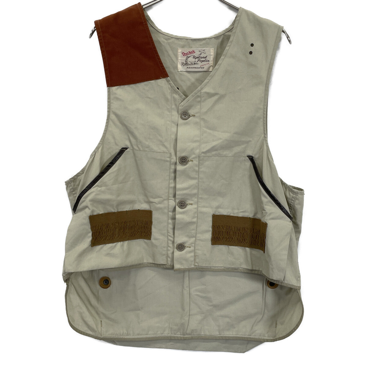 VINTAGE 【Duxbak】50'S UPLAND POPLIN Hunting Vest Vest