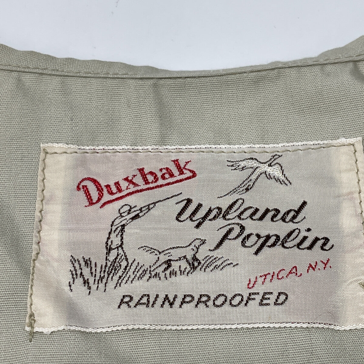 VINTAGE 【Duxbak】50'S UPLAND POPLIN Hunting Vest Vest