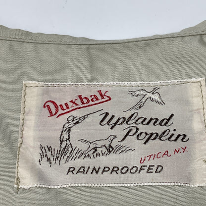 VINTAGE 【Duxbak】50'S UPLAND POPLIN Hunting Vest Vest
