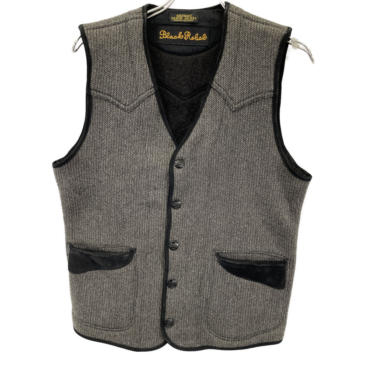 BLACK LABEL × BROWN'S BEACH Beach Vest, Vest, L, Men's – style-eco