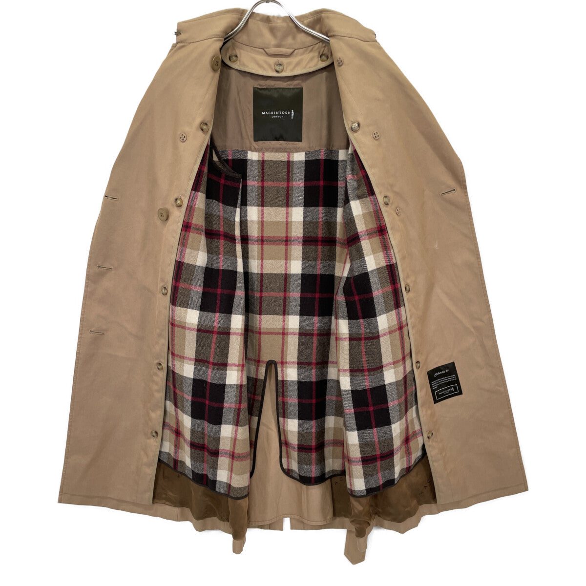 G5A04-810-44 Beige Lined Trench Coat Coats 34 Women's