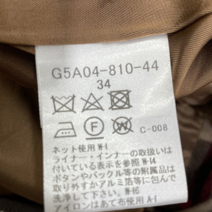 G5A04-810-44 Beige Lined Trench Coat Coats 34 Women's