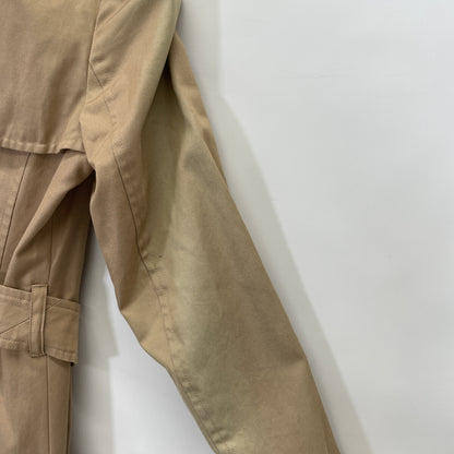 G5A04-810-44 Beige Lined Trench Coat Coats 34 Women's
