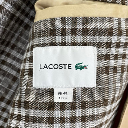 Lacoste ラコステ BH065EL ベージュ 着脱ライニング付き撥水チェスターコート コート