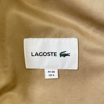 Lacoste ラコステ BH065EL ベージュ 着脱ライニング付き撥水チェスターコート コート