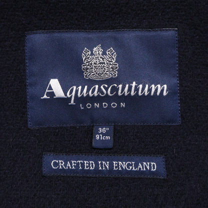 Aquascutum アクアスキュータム ネイビー 2227452858 ウール ダッフルコート コート