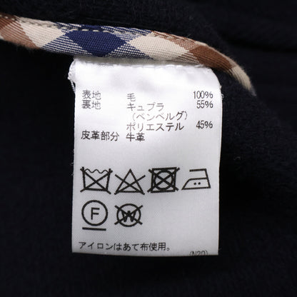 Aquascutum Aquascutum Navy 2227452858 Wool Duffle Coat Coat