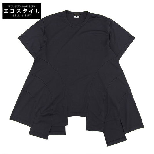 COMME des GARCONS HOMME PLUS Comme des Garçons Homme Plus Excellent condition Polyester Asymmetrical design T-shirt Top Men's Black L PO-T025 25SS Top