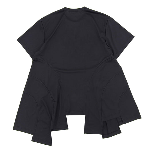 COMME des GARCONS HOMME PLUS Comme des Garçons Homme Plus Excellent condition Polyester Asymmetrical design T-shirt Top Men's Black L PO-T025 25SS Top
