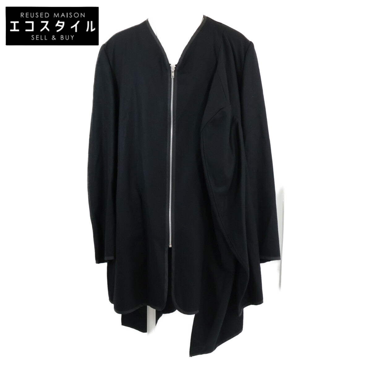 BLACKCOMMEdesGARCONS 【Like New/25AW】1P-C005 AD2025 Wool Flannel Coat