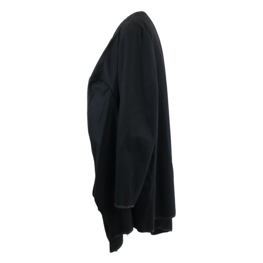 BLACKCOMMEdesGARCONS ブラックコムデギャルソン 【新品同様/25AW】1P-C005 AD2025 ウール フラノ コート
