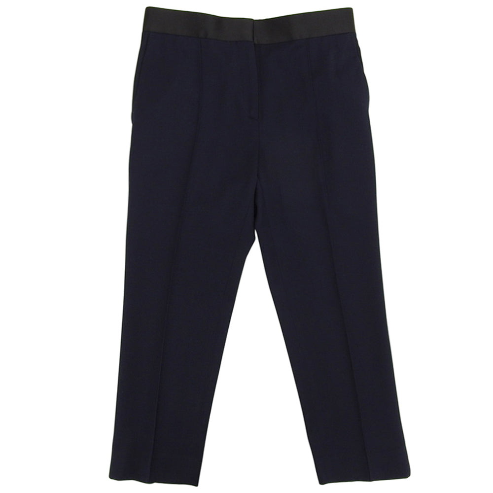 Phoebe Philo Era Cropped Slacks Pants Bottoms Women's Navy 36 Bottoms 36 Women's