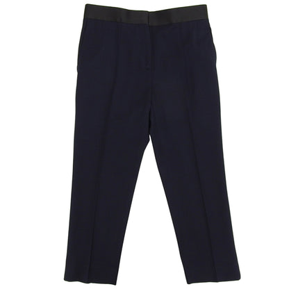 Phoebe Philo Era Cropped Slacks Pants Bottoms Women's Navy 36 Bottoms 36 Women's