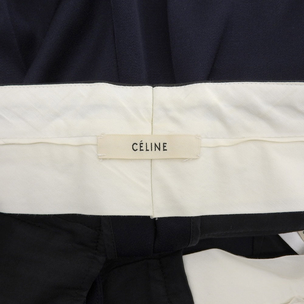 Phoebe Philo Era Cropped Slacks Pants Bottoms Women's Navy 36 Bottoms 36 Women's