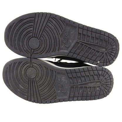 NIKE ナイキ IR JORDAN 1 MID SE スニーカー シューズ メンズ ブラック グレー 27.5cm 19年製 852542-012 シューズ 9.5(US)