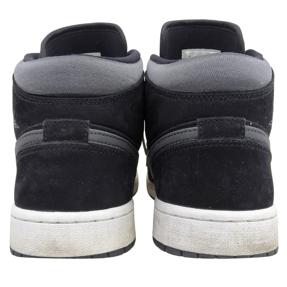 NIKE ナイキ IR JORDAN 1 MID SE スニーカー シューズ メンズ ブラック グレー 27.5cm 19年製 852542-012 シューズ 9.5(US)